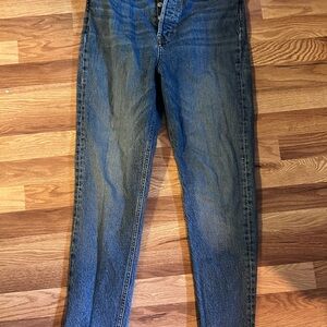 FP Movement by Free People Blue Straight Leg Jeans